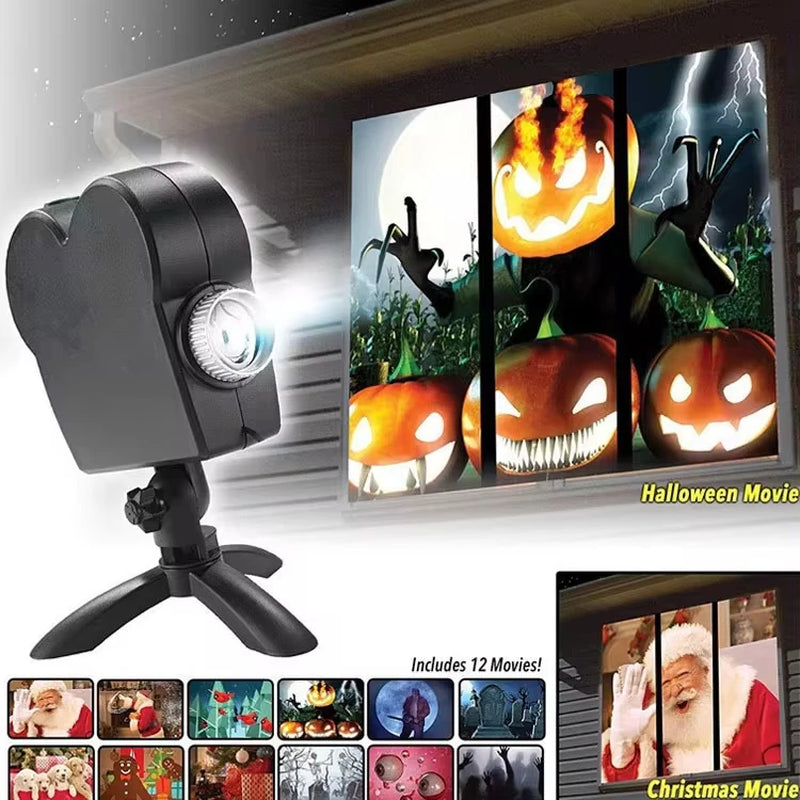 Halloween/Christmas Holographic Laser Projector 